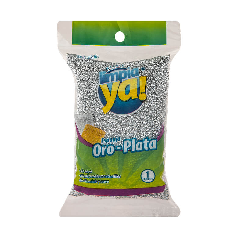 Esponja Oro Plata